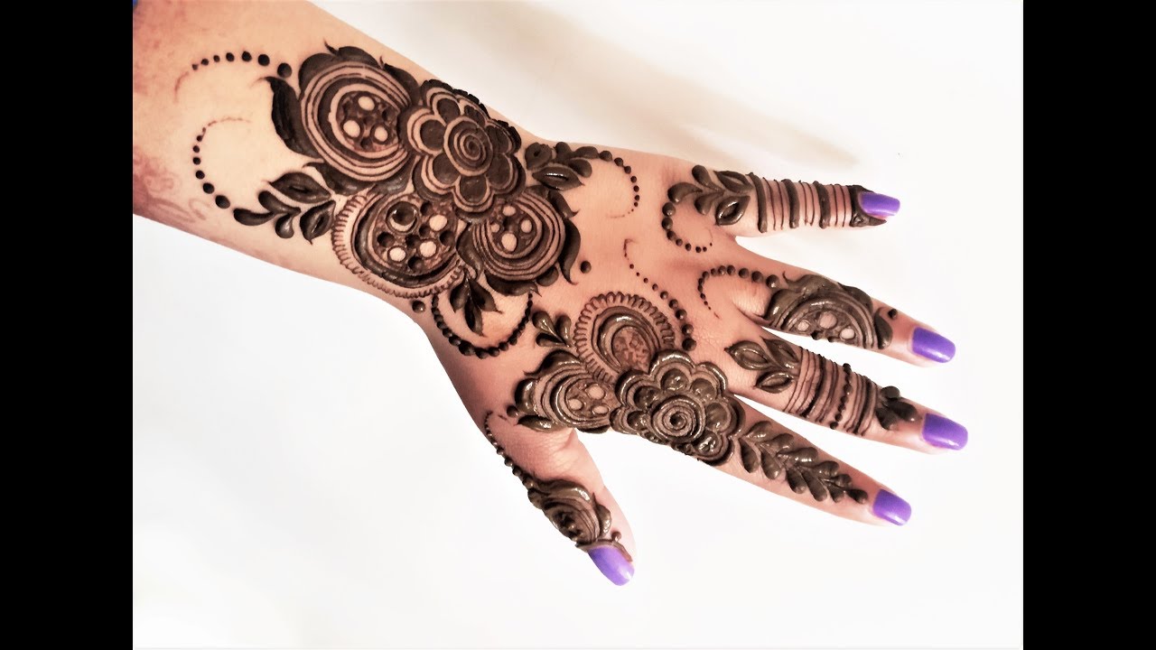 Khaleeji Heena Mehndi Design 2018 #3