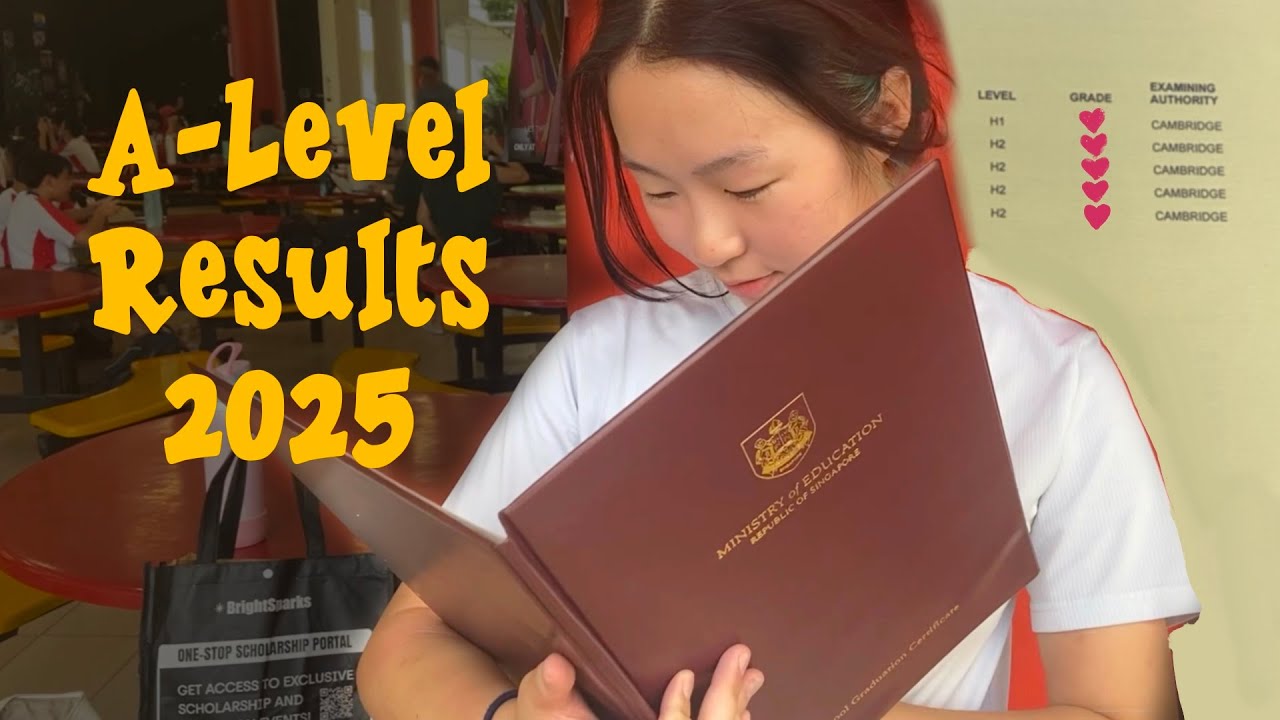 A-LEVEL RESULTS DAY 2025! singapore jc vlog