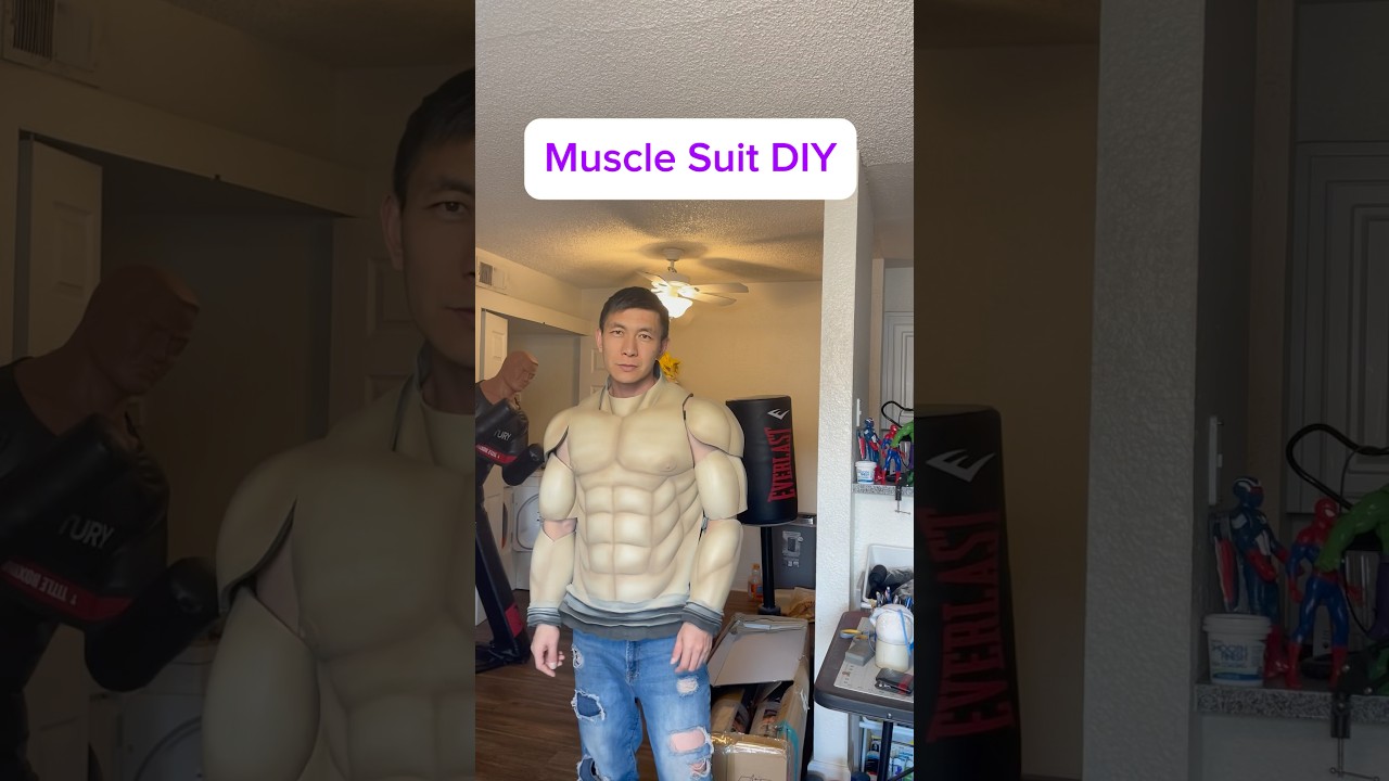 Muscle suit DIY #cosplaydiy #foamcrafts #cosplaytutorial #foamarmor #foamart #cosplayhacks #artdiy