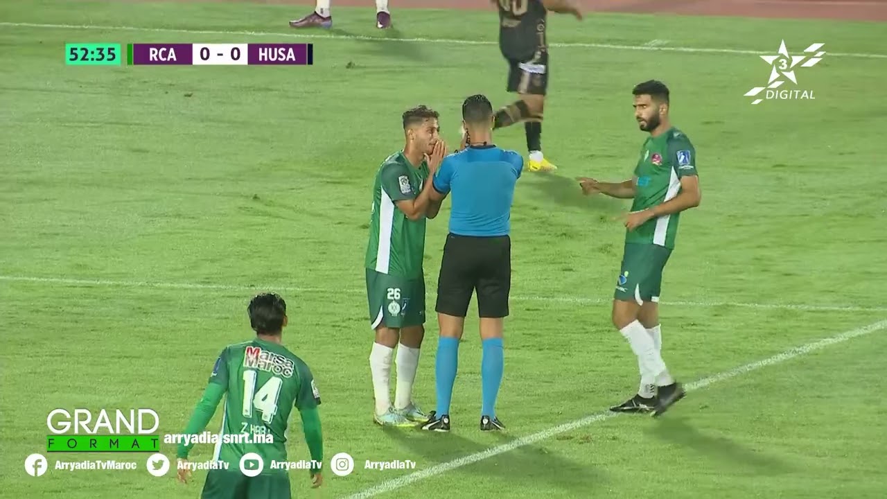 ملخص مباراة  #الرجاءـالرياضي  - #حسنيةـأكادير