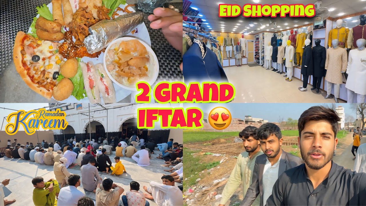 My 2nd Grand Iftar in Big Restaurant 😍 Eid Ki Shoping 🤑 / Mavii pendu