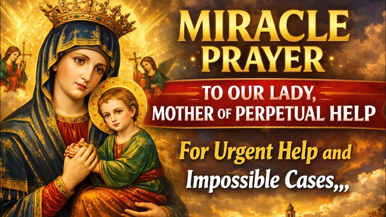 🙏 MIRACLE PRAYER TO OUR LADY, MOTHER OF PERPETUAL HELP 🙏For Urgent Help and Impossible Cases
