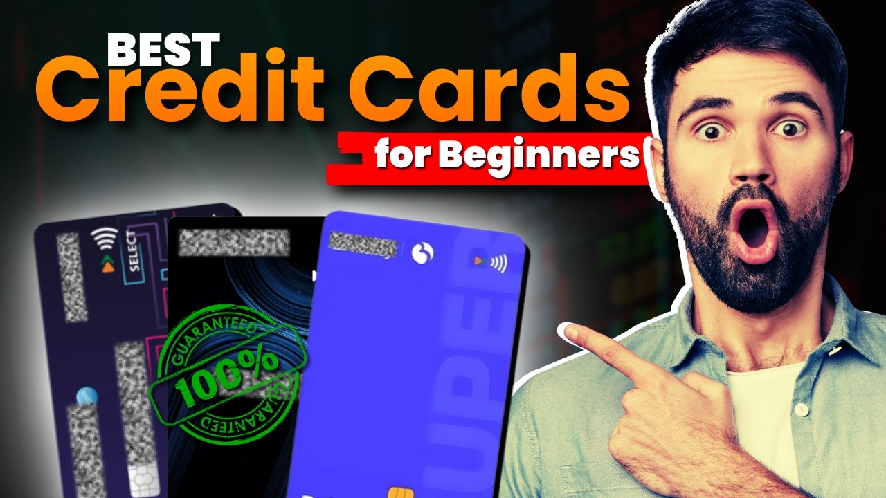 Top 3 Best Credit Card for Beginners with No Credit History | Improve Your CIBIL Score Fast 🚀