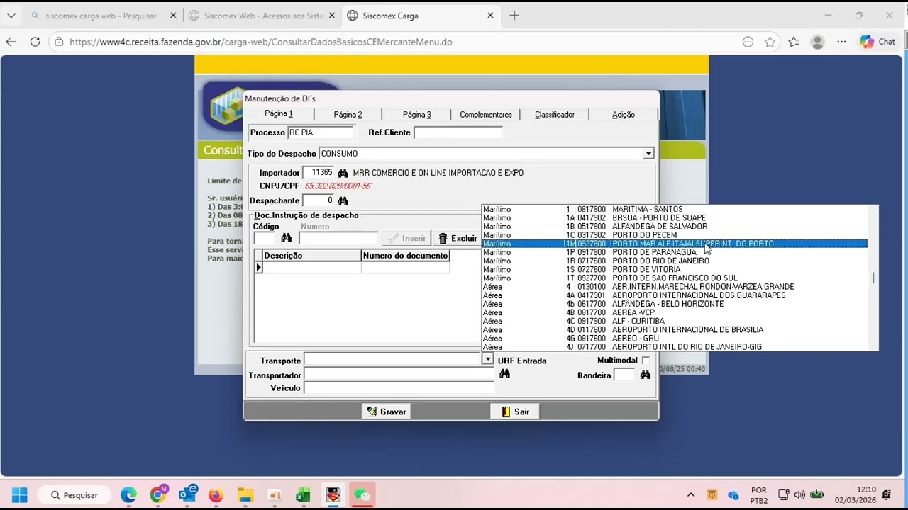 programa para registro de di