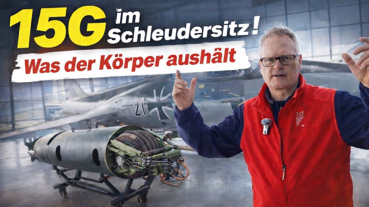 Mit 15G aus dem Jet geschossen 💥 So funktioniert der Schleudersitz der F-104 Starfighter