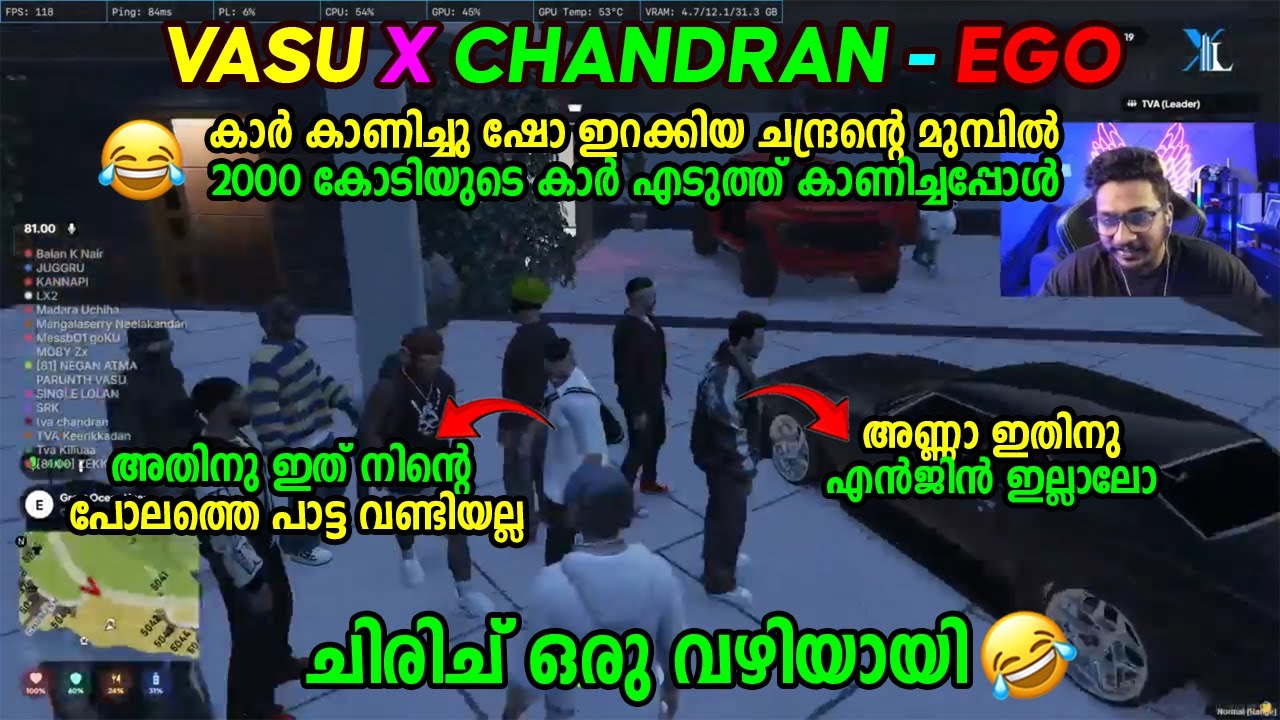 VASU X CHANDRAN EGO WAR 🤣🤣 കാർ എടുത്ത് ഷോ കാണിച്ചപ്പോൾ