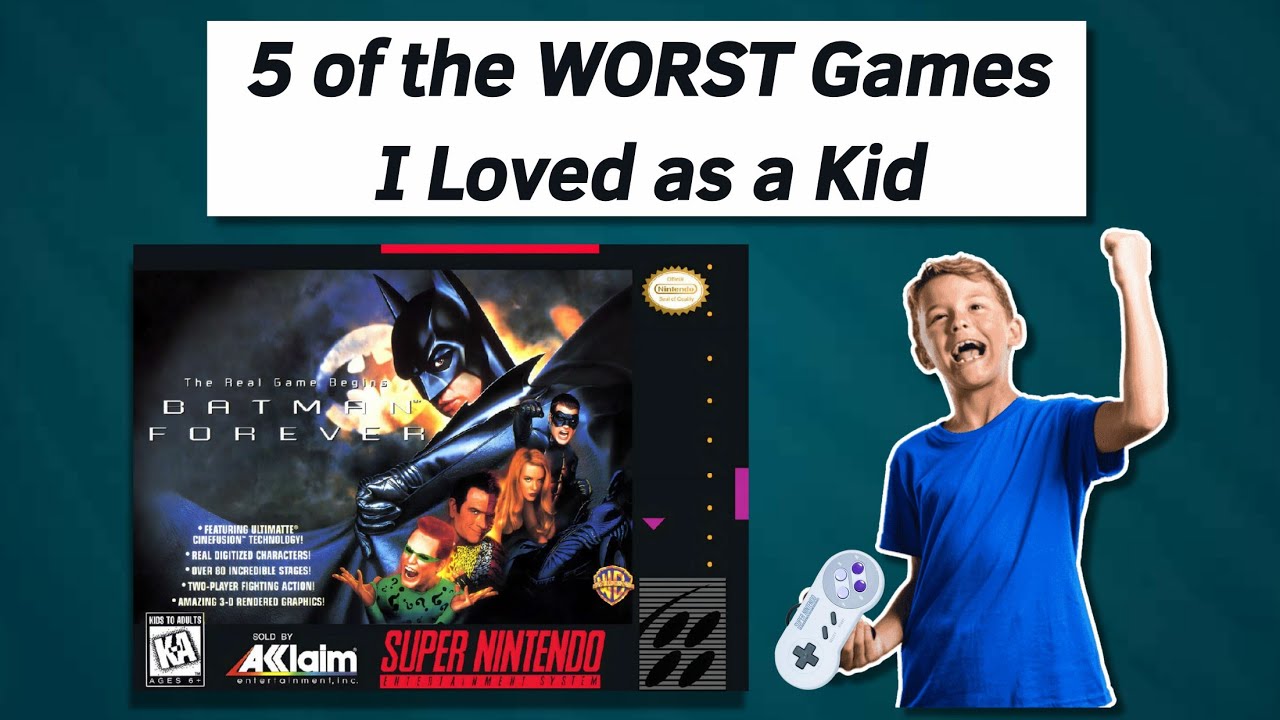 Revisiting the Worst 5 Games I Loved as a Kid.