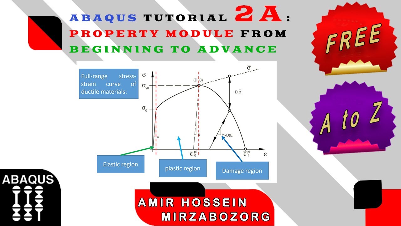 Abaqus Tutorial 2A Property Module from Beginning to Advance