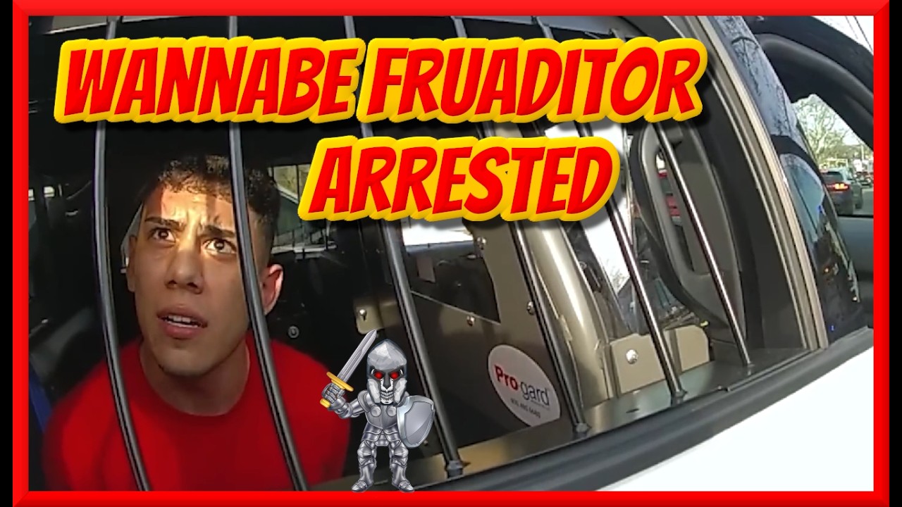 Entitled Frauditor Wannabe Tries Acts Tough Until He Gets Cuffed