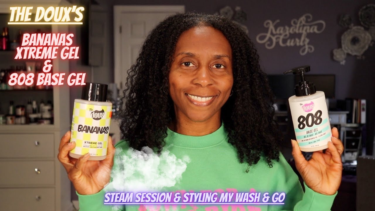 Is The DOUX's Bananas Gel & 808 Base Gel the PERFECT Wash & Go Combo?