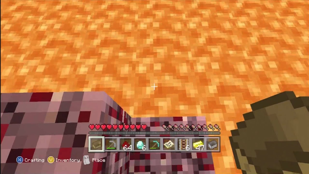 how to ride a boat in lava in minecraft