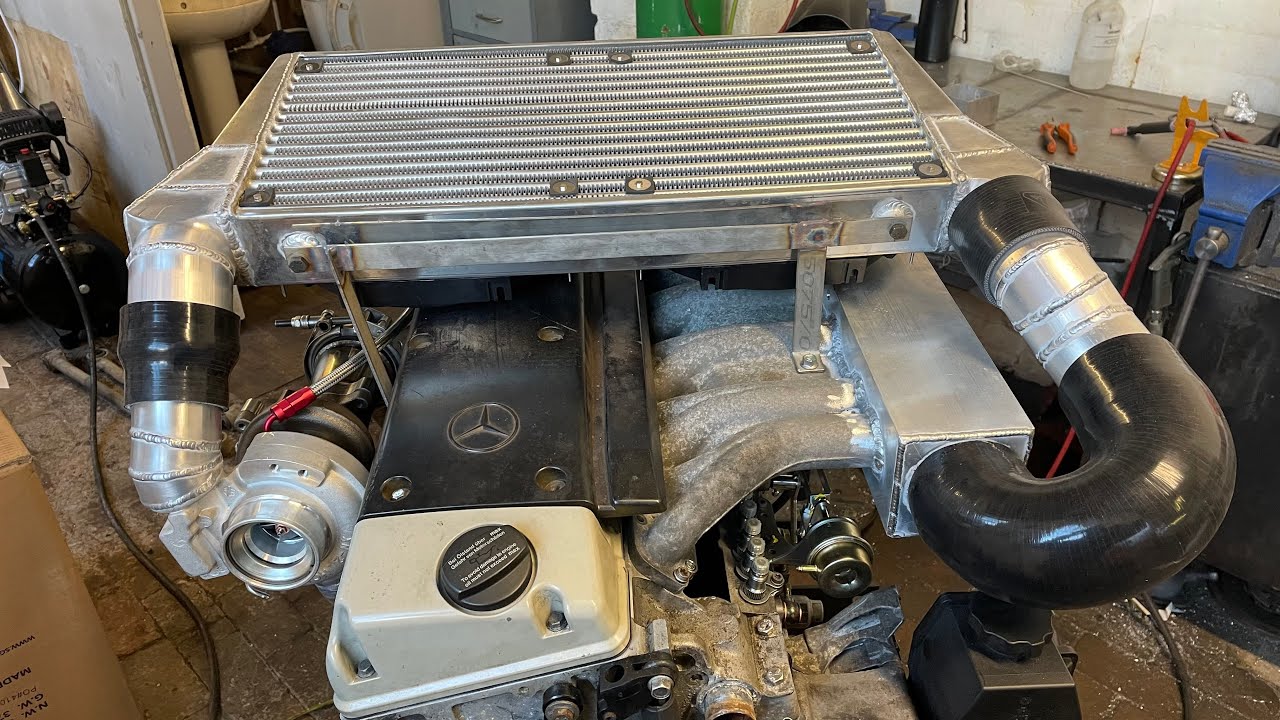 Nissan Patrol OM606 Engine Prep Start to Finish Engine Conversion With HE221W Turbo And Intercooler