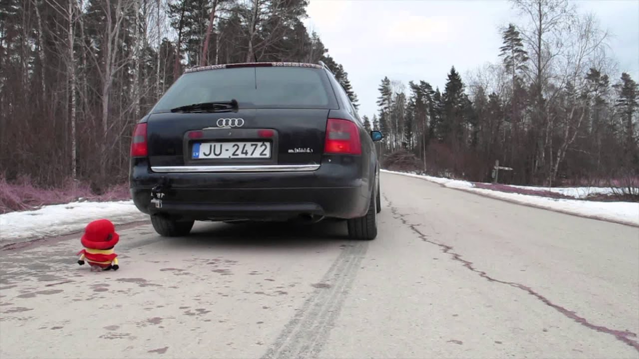 Audi A6 2.7TT launch Biturbo K04 Stage III acceleration Minion exhaust sound tuning S4 RS4 500+HP