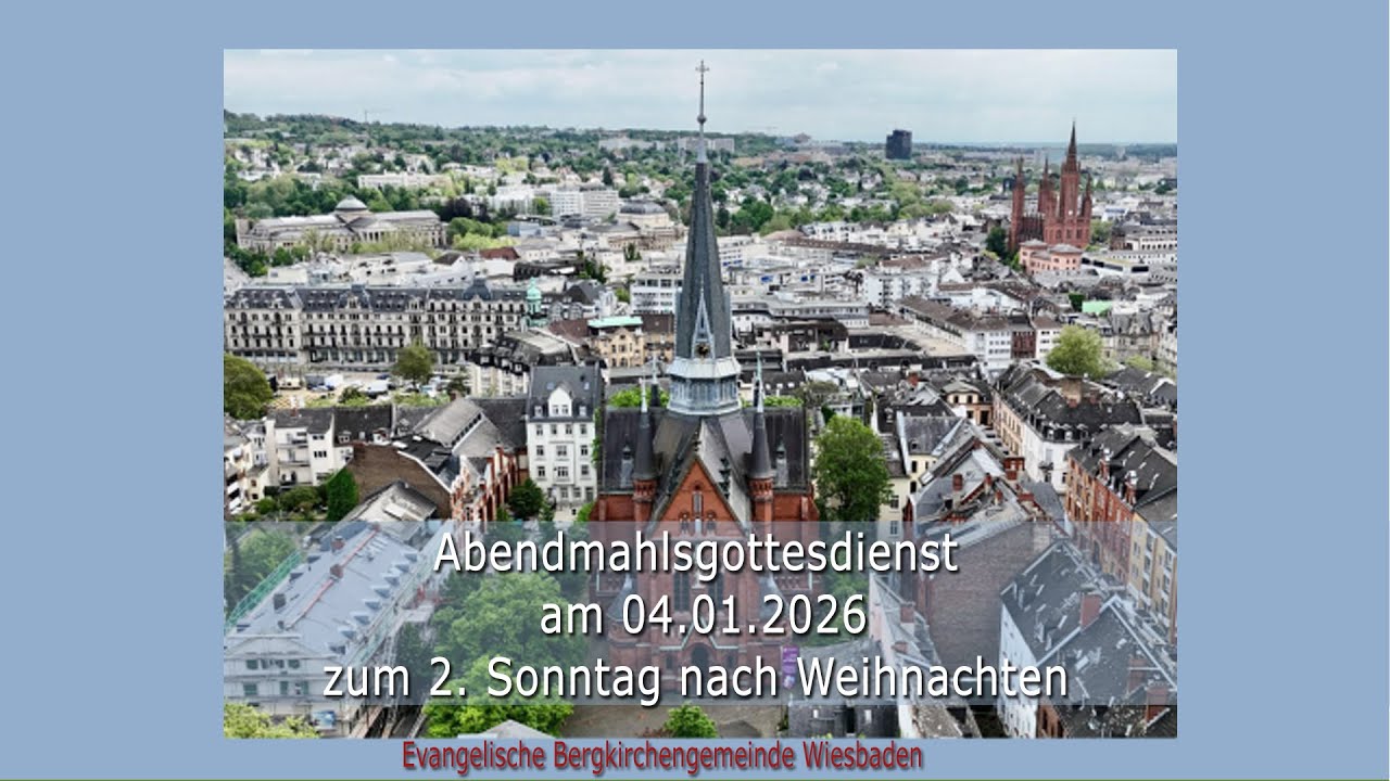Abendmahlsgottesdienst am 04.01.2026 um 11:30 Uhr