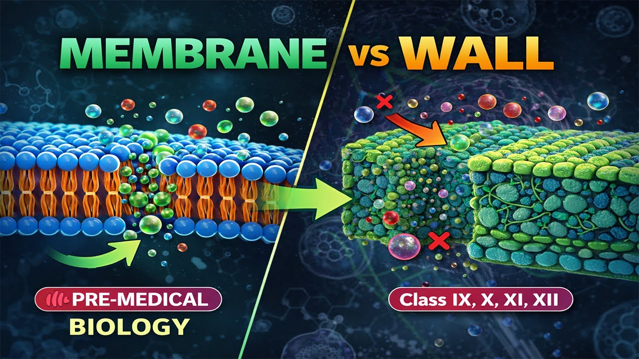 Why Cell Membrane more Permeable than Cell Wall