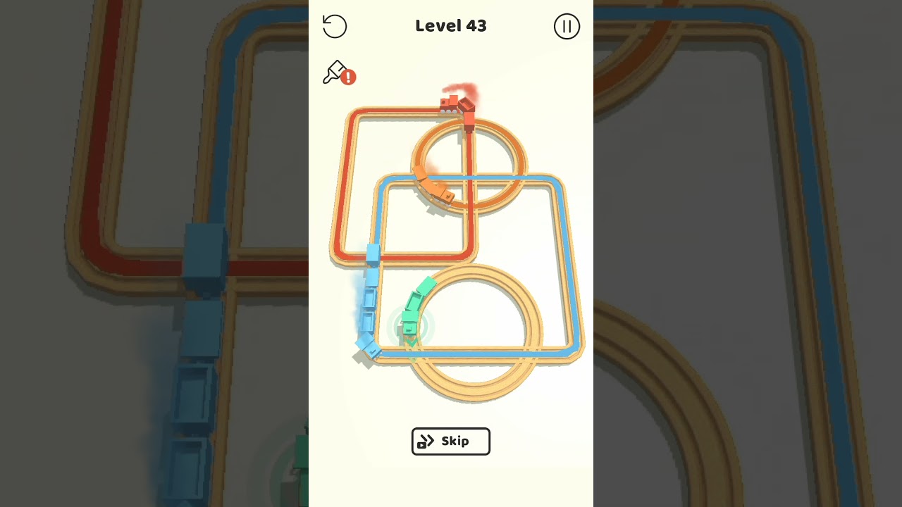 Trains On Time 🚂 Gameplay #FunGame All Levels 43-44 Android | IOS #MobileGame