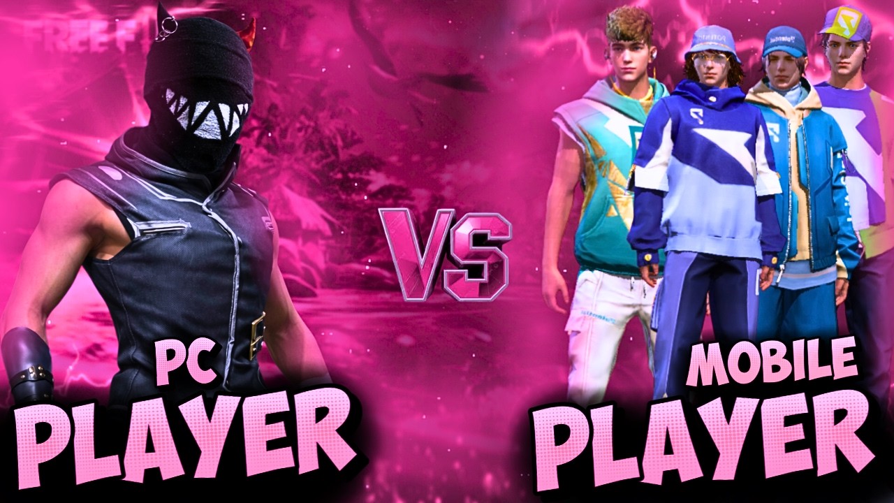 PC PLAYER VS MOBILE PLAYER🤯 | 1 VS 4 FULL GAMEPLAY 🎮| GARENA FREE FIRE 🔥 | RYZEN 5 5600GT🖥️