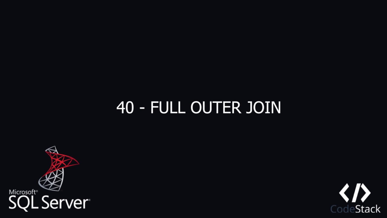 40 - FULL OUTER JOIN [SQL Server - Transact SQL]