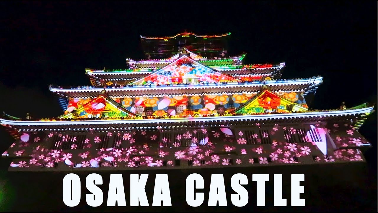 Osaka Castle Turns to This At Night&hellip;