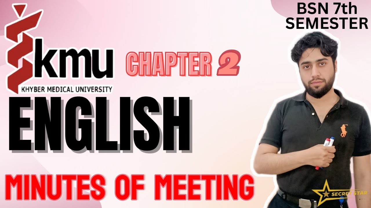 Minutes of meeting | English-VII | Kmu | Bsn | Post RN 