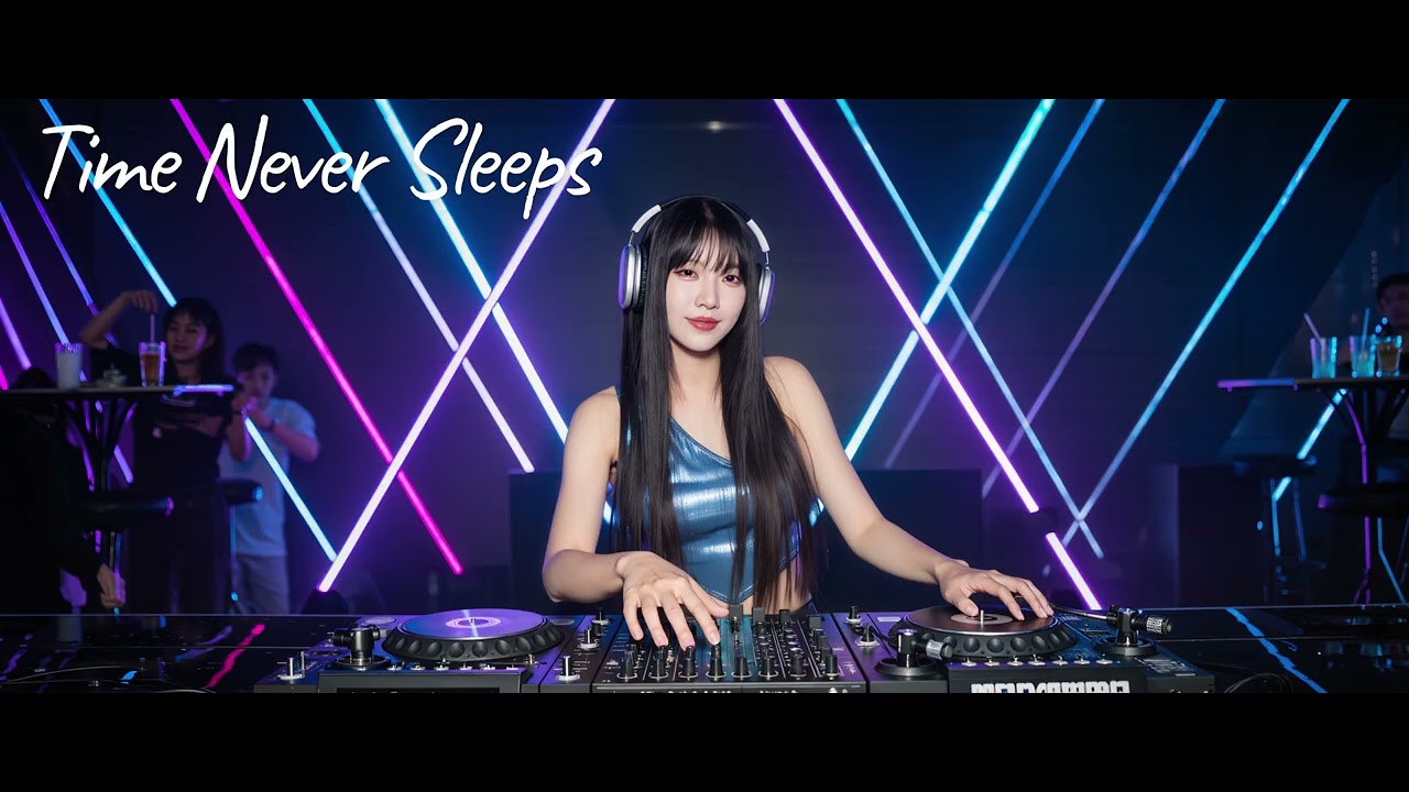 Techno Ambient Electronic Music    (Time Never Sleeps)