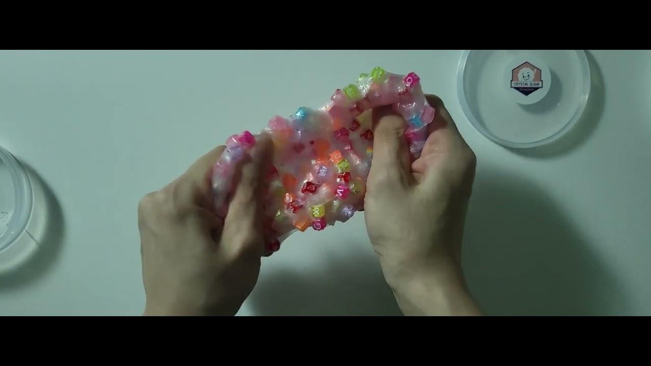 [슬라임 ASMR] 크리스탈 슬라임 랜덤크런치