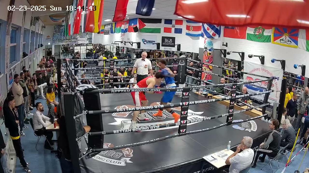 Boksbonanza 23 Februari 2025 Den Haag. Gabriel Borges vs Joshua Perkins -71kg Elite B Klasse