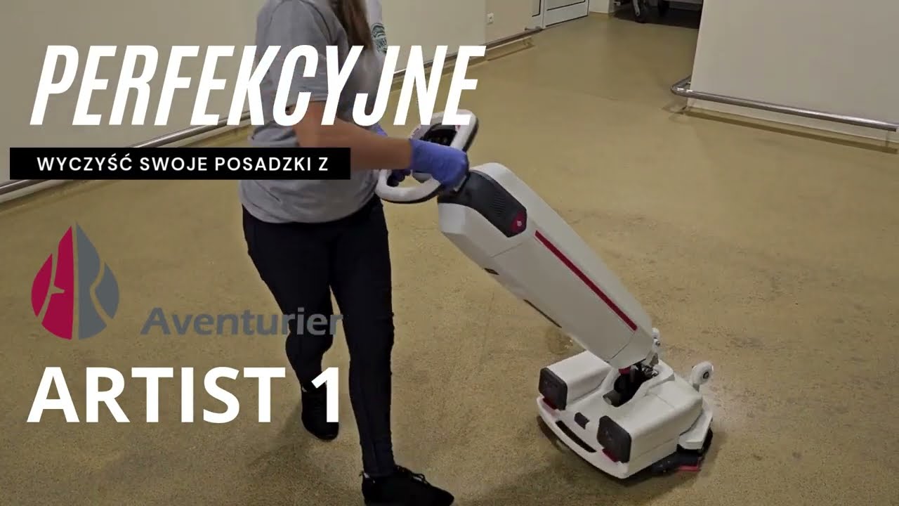 Aventurier Artist innowacyjna szorowarka zamiast tradycyjnego mopowania #imop #nuc244 #cleaning