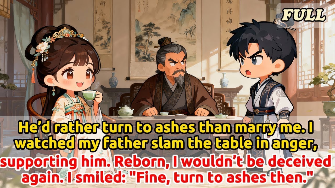 He’d rather turn to ashes than marry me  I watched my father slam the table in anger, supporting