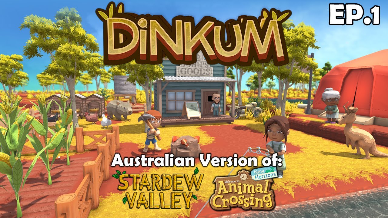 LIVE | First Look Dinkum EP.1 - Australian Farmer Adventurer Life Simulator - Early Access Gameplay