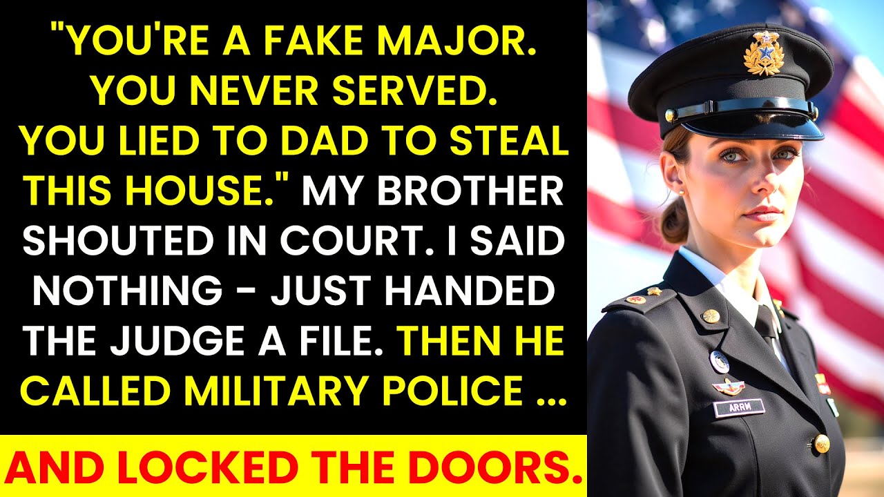 My Family Sued Me as a Fake Veteran — Then Military Police Stormed the Court to Arrest...