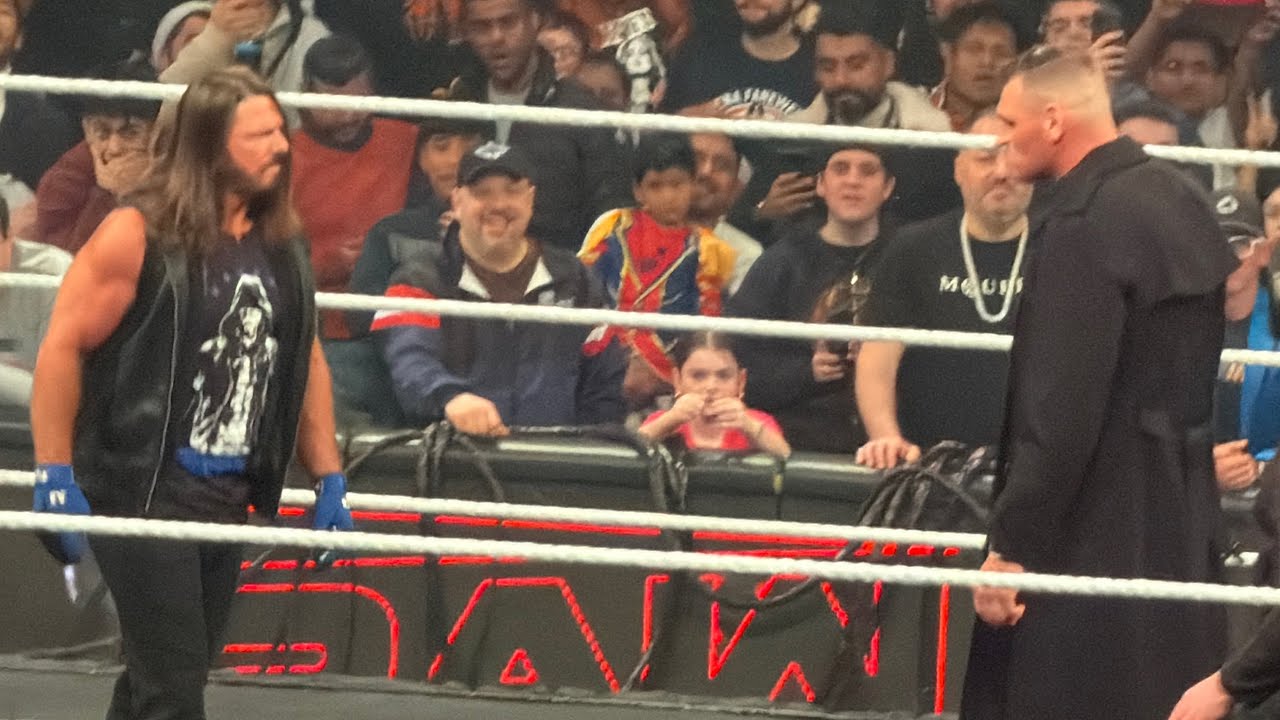 AJ Styles Confronts Gunther During | WWE Monday Night Raw | Brooklyn Ny 1/5/26