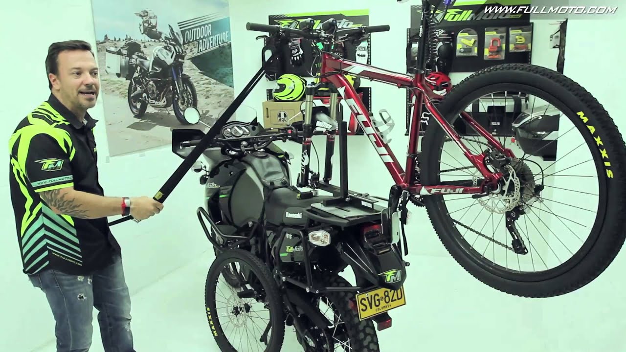 Portabicicletas para moto