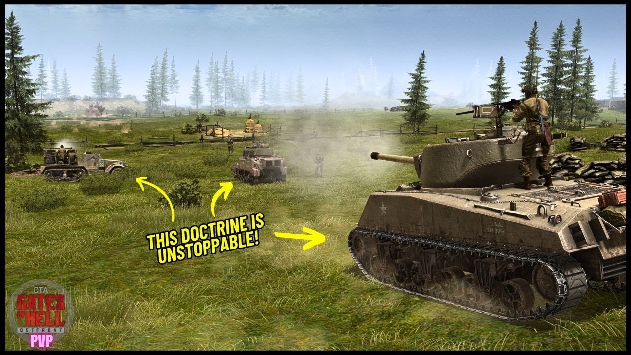 The BEST US late war doctrine | Gates of Hell Ostfront PvP | 3v3.