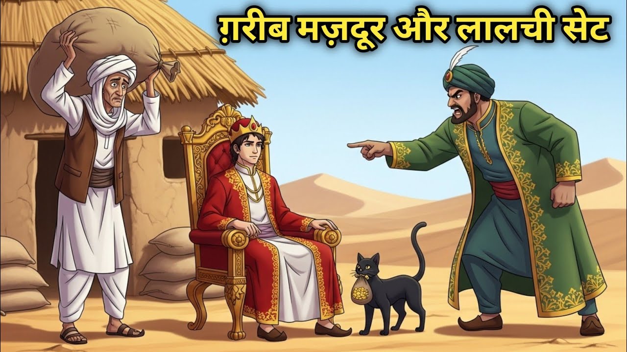Ghareeb majdur  aur lalchi Seth || islamic moral story in Hindi ||  #motivationalstory 