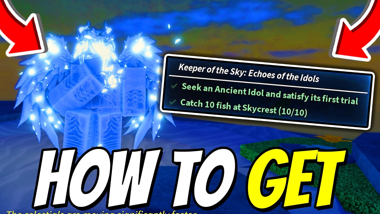 Как найти древнего идола и пройти первое испытание в игре Fisch! Roblox