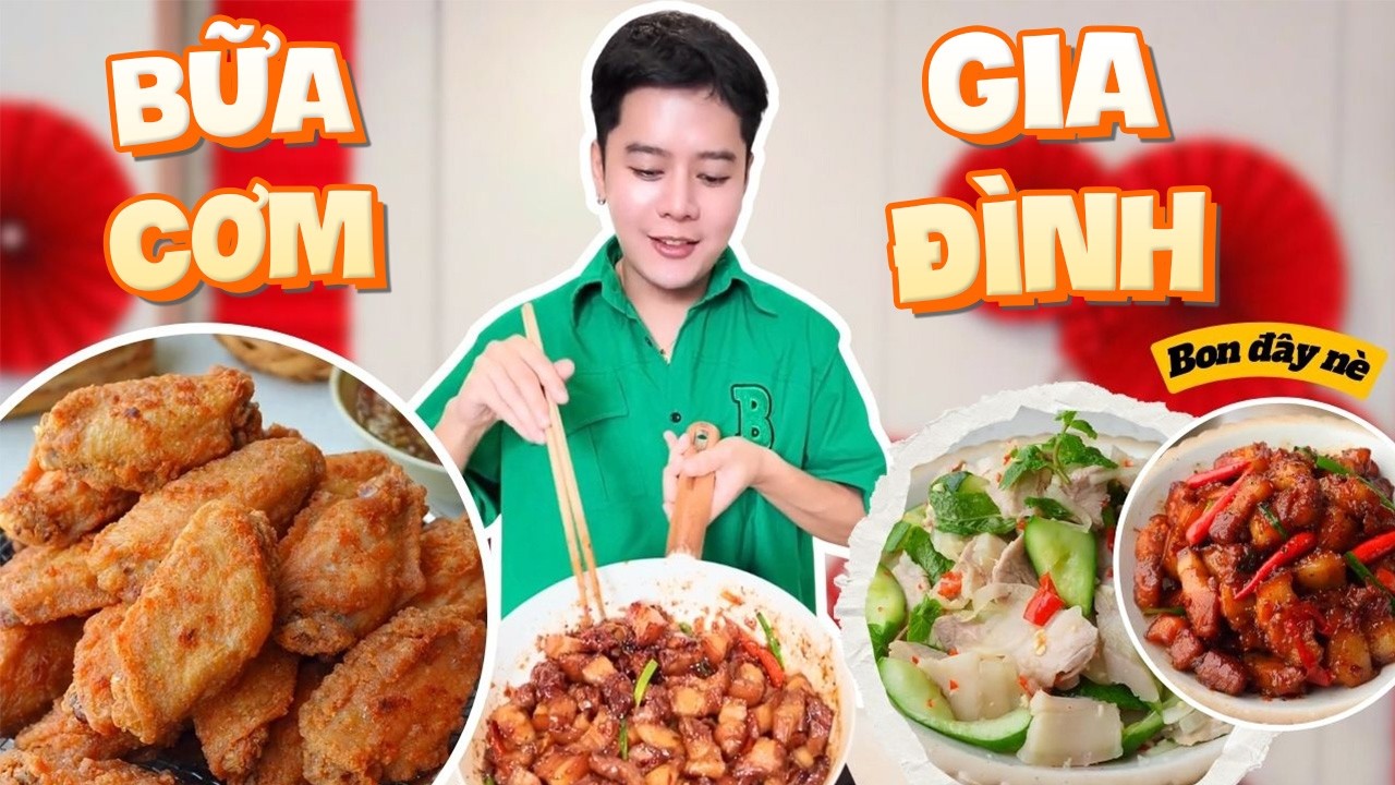 Cùng Bon Vào Bếp Trổ Tài Bữa Cơm Gia Đình Ai Cũng Khen Ngon | Bon đây nè