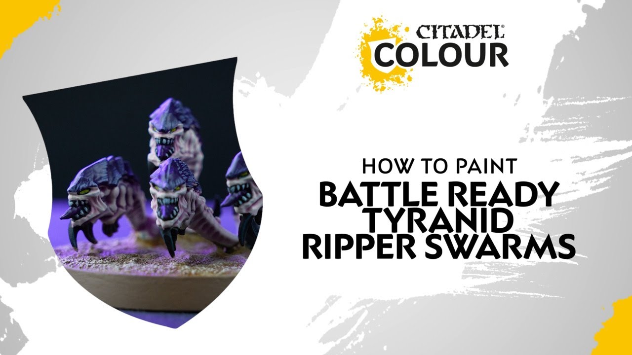How to Paint: Battle Ready Tyranid Ripper Swarm