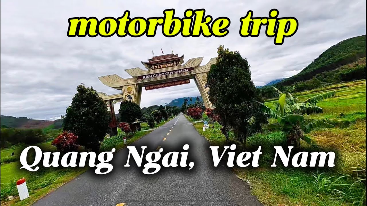 Daytime Motorbike Ride from Minh Long to Son Mai | Quang Ngai, Vietnam (10 Minutes)