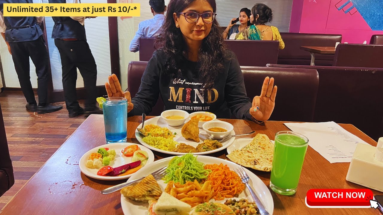 Unlimited thali @ Sadanand Veg Treat Bhayander West| Unlimited 35 items @just Rs 10*| Pasta | Dosa |