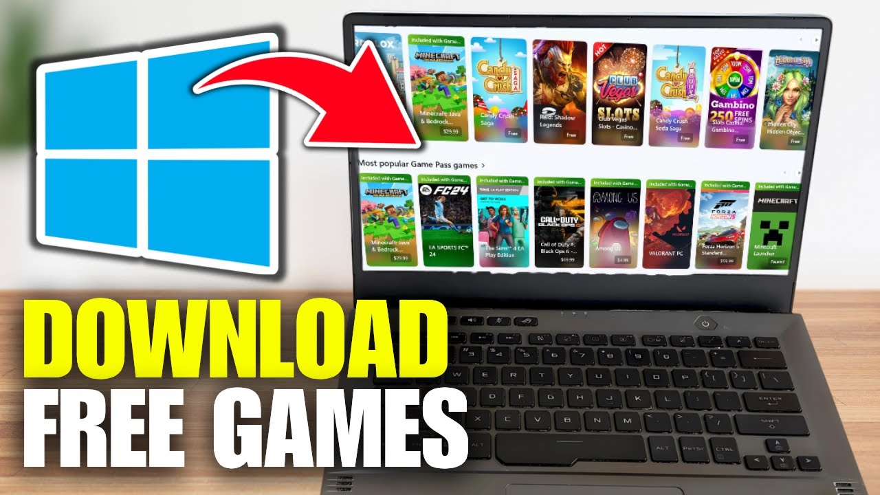 Как БЕСПЛАТНО скачивать игры на ноутбук и ПК [Windows 11]