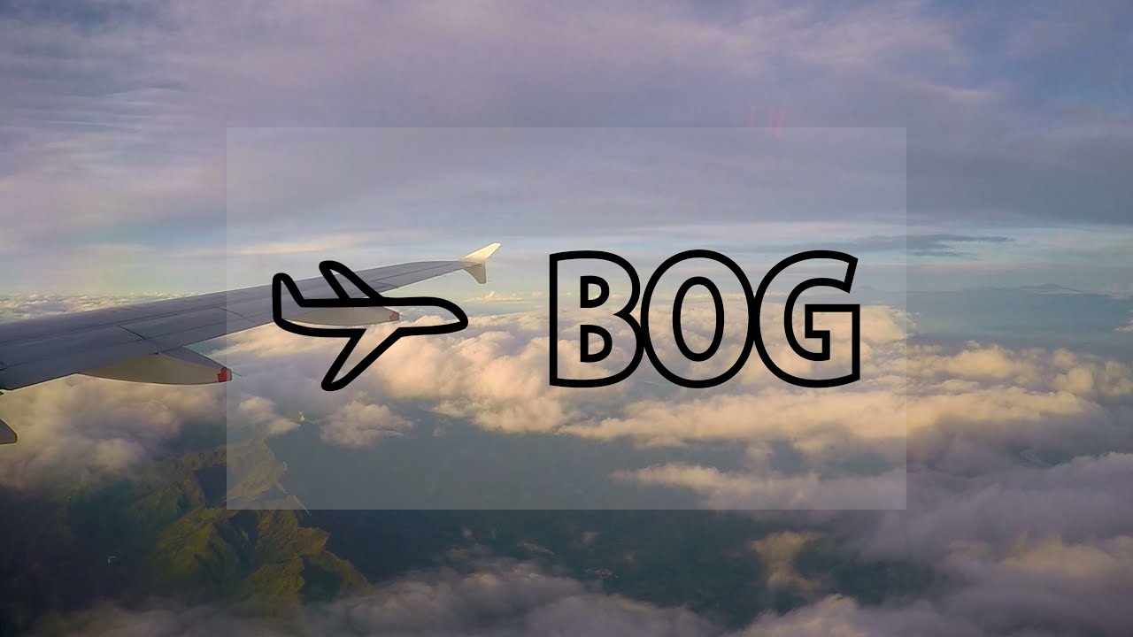 Красивый подлёт и посадка в Боготе (BOG) Колумбия