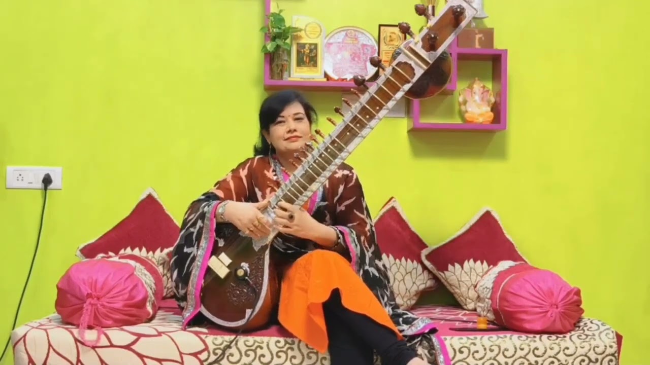 Aaoge Jab Tum | Sitar cover by Alka Srivastava