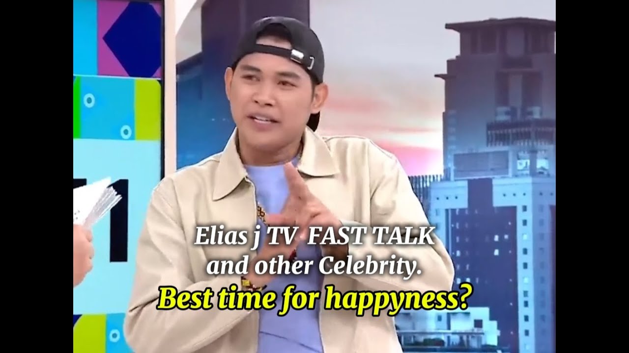 Elias J TV FAST TALK and Other Celebrity. #celebrity #everyone #interview #followers #highlights