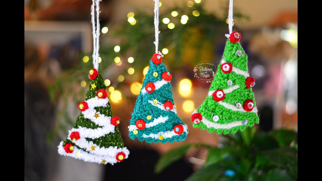 Árbol navideño ondas ( Técnicas y crochet )