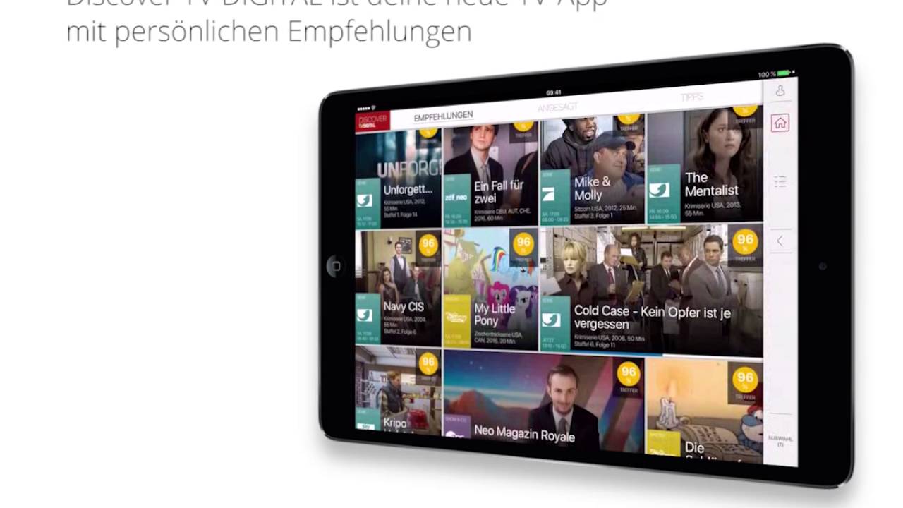 Discover TV DIGITAL: Dein pers&ouml;nliches TV-Programm