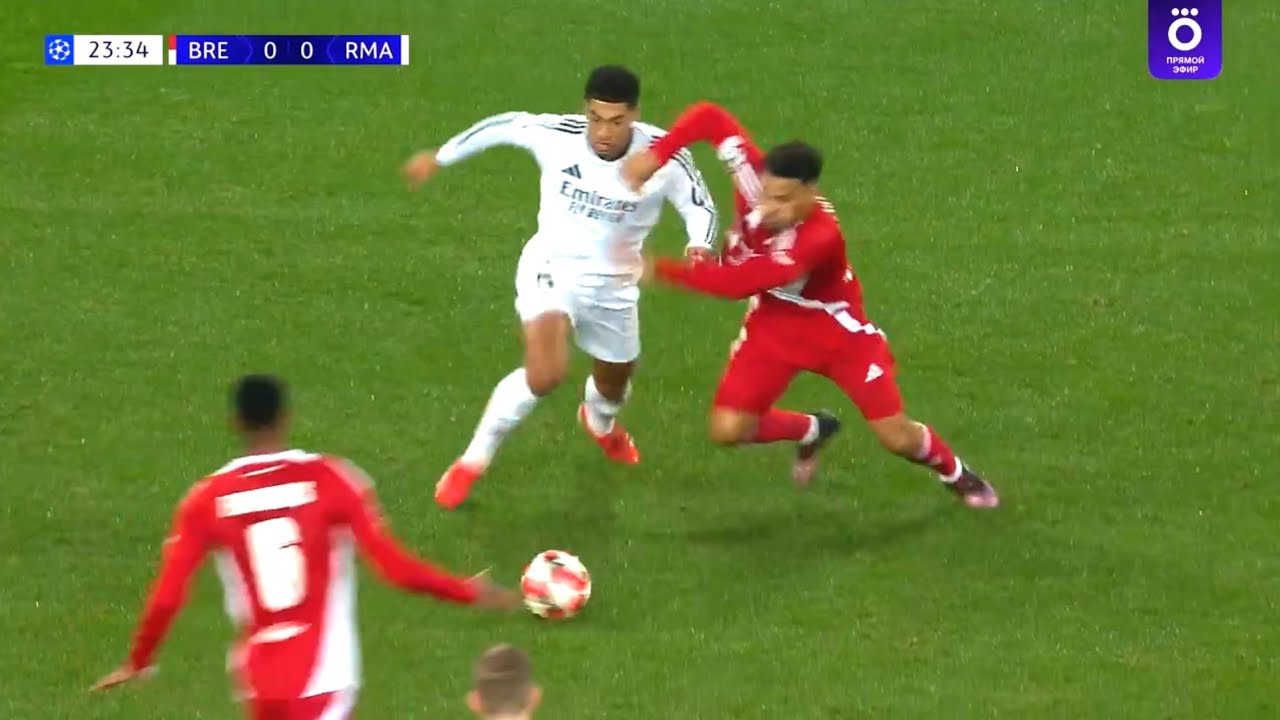 Jude Bellingham vs Brest (Away) 29/01/25 HD