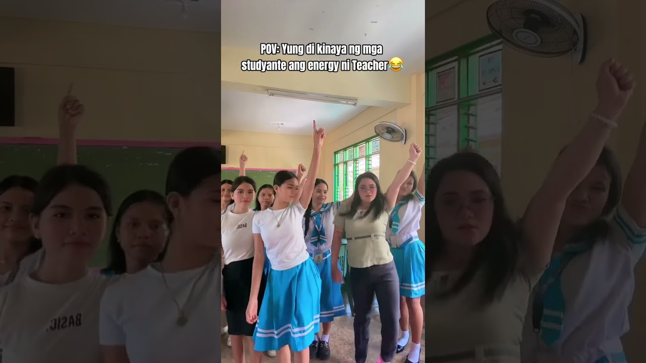 Hindi kinaya ng mga studyante ang energy ni Teacher😂 #fyp  #foryou  #funny