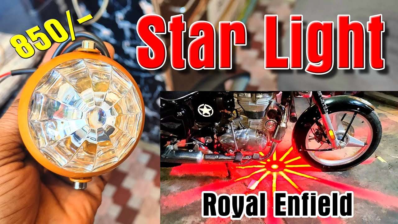 star light for bike | star light fitting | star light bullet| star light Royal Enfield | star light