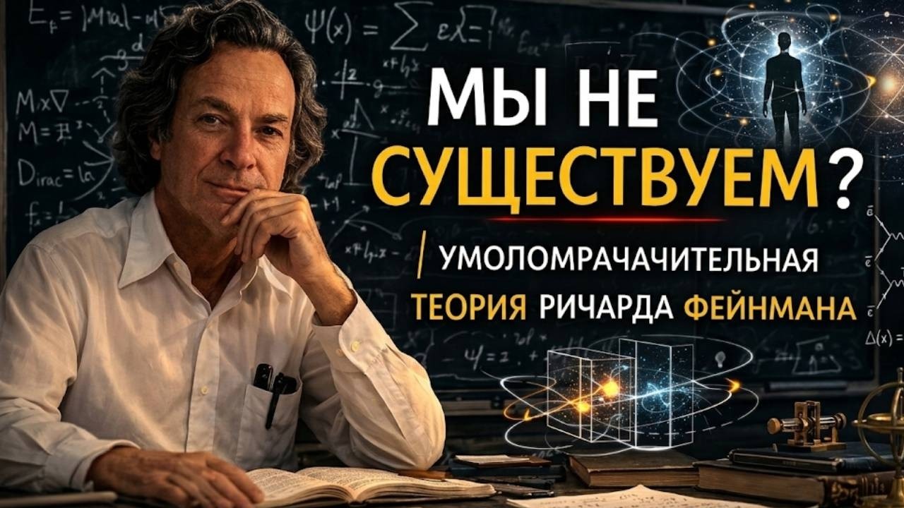 МЫ НЕ СУЩЕСТВУЕМ? | Умопомрачительная теория Ричарда Фейнмана